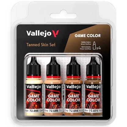 Set 4 Game Color Tanned Skin